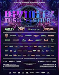 a poster for the dynamite music festival