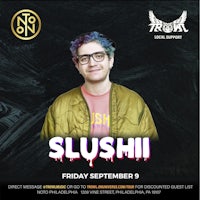 a flyer for slushii on friday